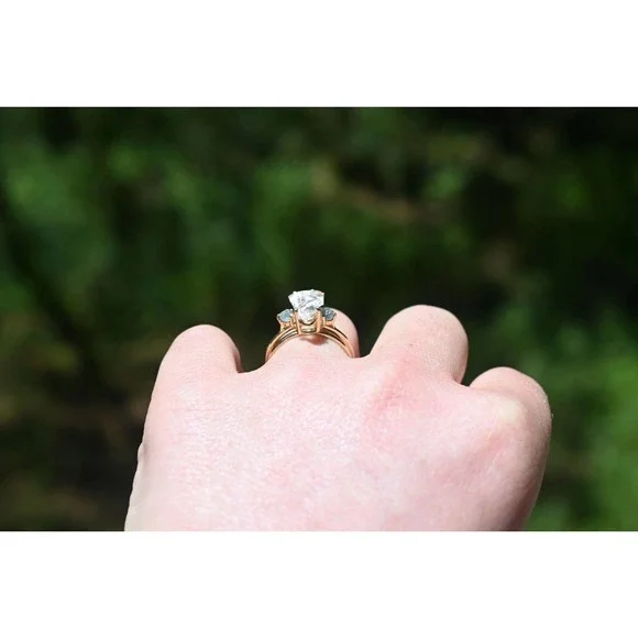 Raw Stone Ring, Bohemian Ring, Unique gift for Her, Raw Crystal Ring